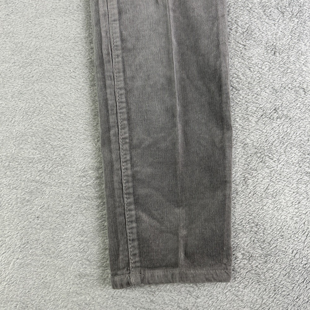 LOFT Womens 6 Gray Corduroy Curvy Skinny Stretch Pants Career Boho College Y2K - Picture 12 of 13